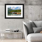 Lake Bohinj Dock View Wall Art