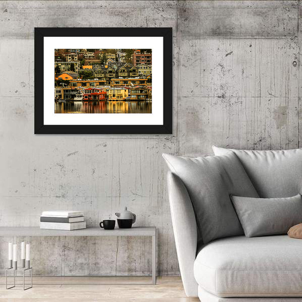 South Lake Union Reflections Wall Art