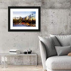 Zoom Burst Skyline Abstract Wall Art