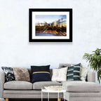 Zoom Burst Skyline Abstract Wall Art