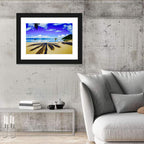 Lake Malawi Palm Shadow Wall Art