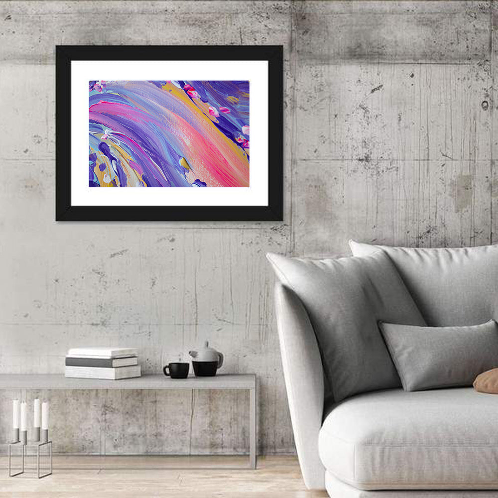 Sliding Hill Brushstrokes Wall Art