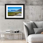 Winding Road at Lake Ohau Wall Art