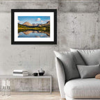 Island Lake Reflection, Montana Wall Art
