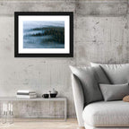 Morning Mist Over Pine Valley Wall Art
