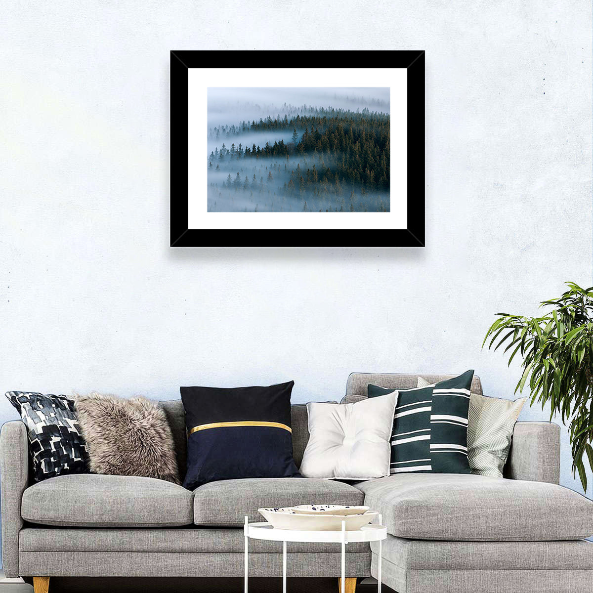 Foggy Forest Wall Art