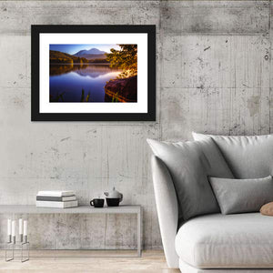 Mt Shasta from Lake Siskiyou Wall Art