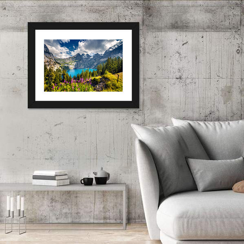 Oeschinensee Summer Landscape Wall Art