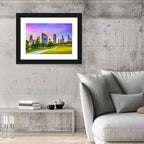 Houston Skyline at Dusk Wall Art