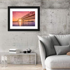 Crescent City Connection at Sunset Wall Art