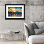 Grand Teton Sunrise Reflection Wall Art