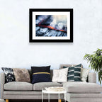 Snow-crusted Lava Flow Wall Art