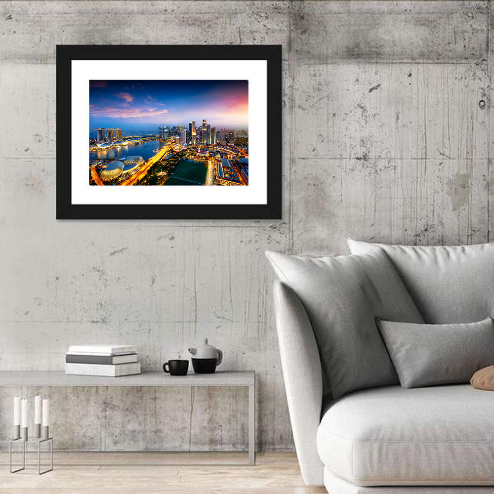 Marina Bay Twilight Singapore Wall Art