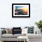 Sunset Sail from Deck Wall Art