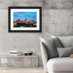 San Antonio Skyline at Dusk Wall Art
