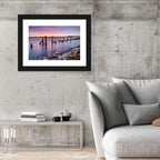 Bayou Lafourche Dock Sunrise Wall Art