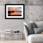 Ada Lake Sunset Wall Art