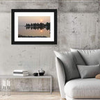 Sylvan Lake Sunset Reflection Wall Art