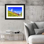 Gornergrat Train and Matterhorn Wall Art