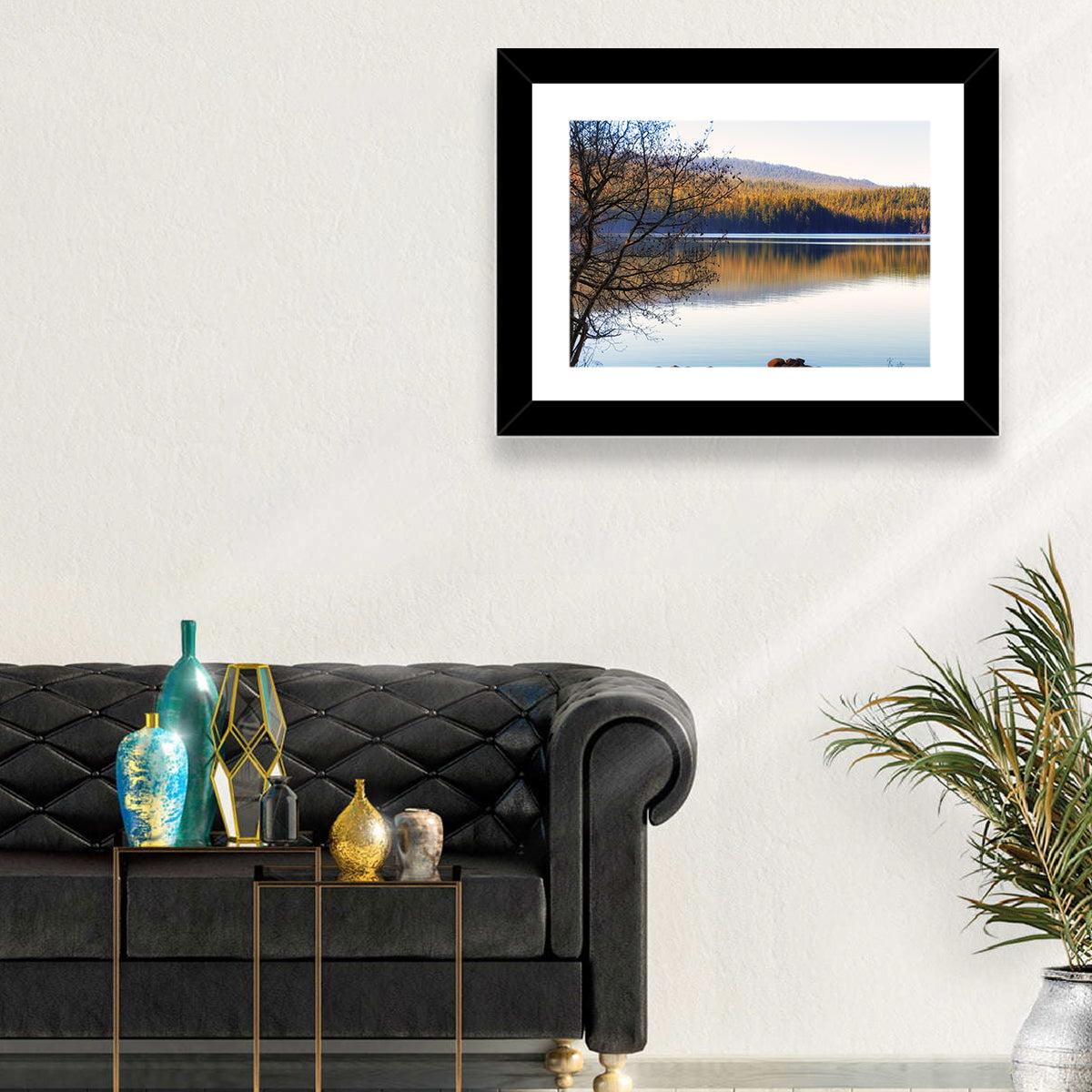 Dawn at Odell Lake Wall Art in a room, landscape