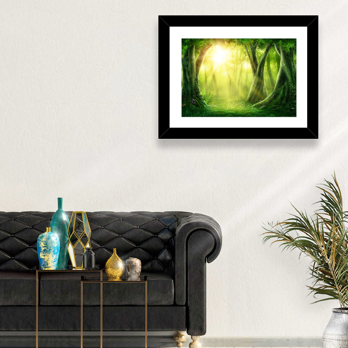 Enchanted Forest at Sunrise Wall Art