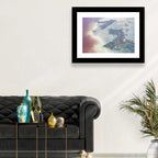 Urmia Lake Aerial View Wall Art