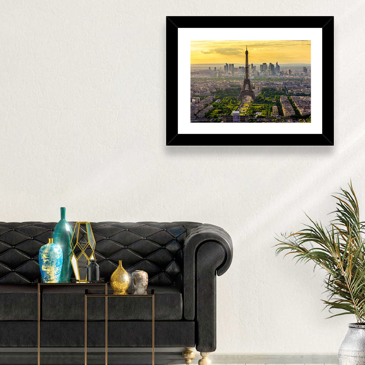 Eiffel Tower at Golden Hour Wall Art