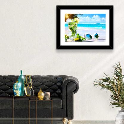 Tropical Beach Bar Wall Art