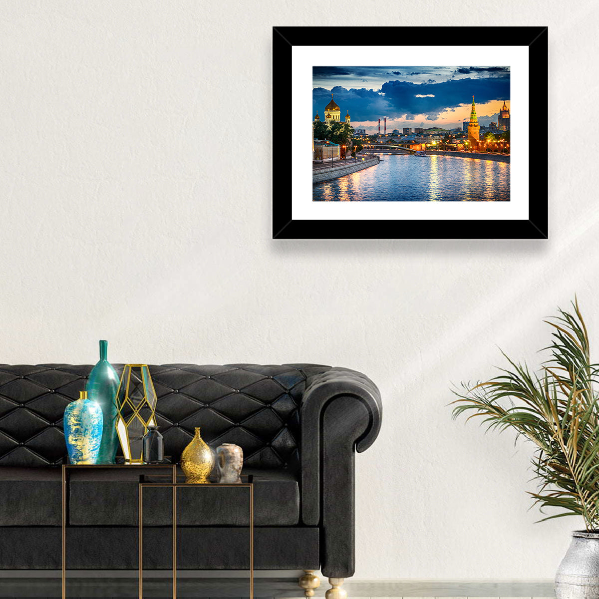 Kremlin Moscow River Wall Art