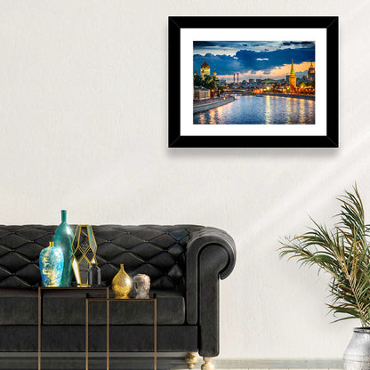 Kremlin Moscow River Wall Art