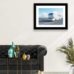 Desert Highway Tour Bus Wall Art
