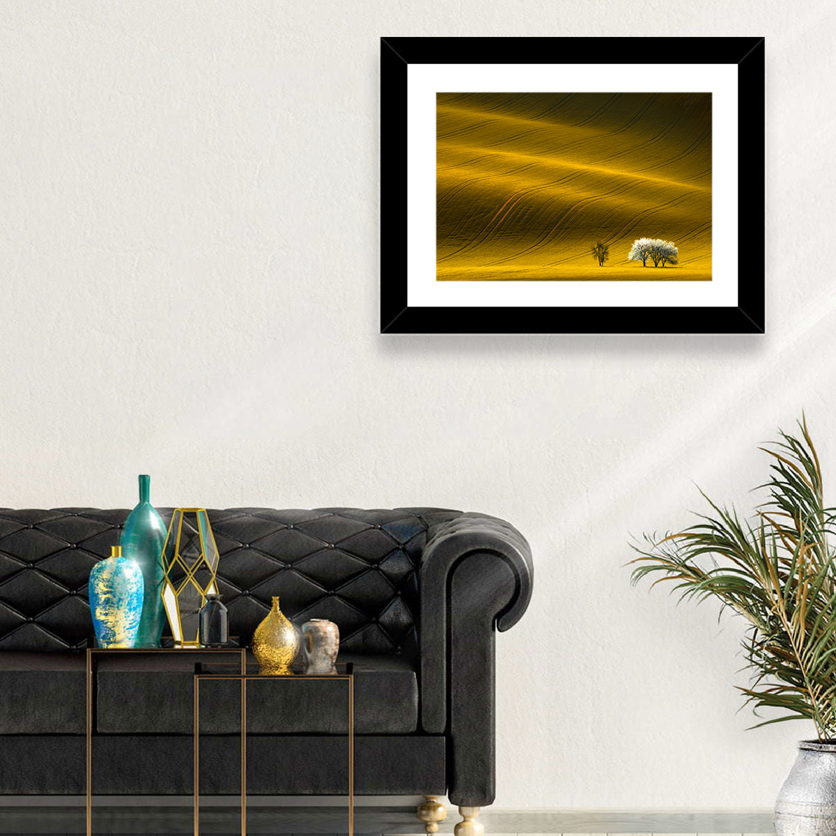 Golden Hour Rapeseed Field Wall Art