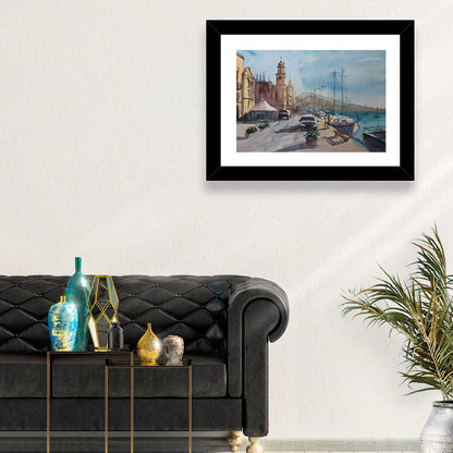 Valette City Sketch Wall Art