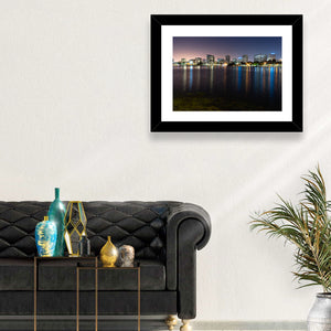 Oakland Skyline from Lake Merritt Wall Art