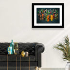 Assorted Spices and Spoons Wall Art