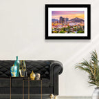 Tucson Skyline at Golden Hour Wall Art