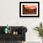 Rocky Mountain Lake at Dusk Wall Art