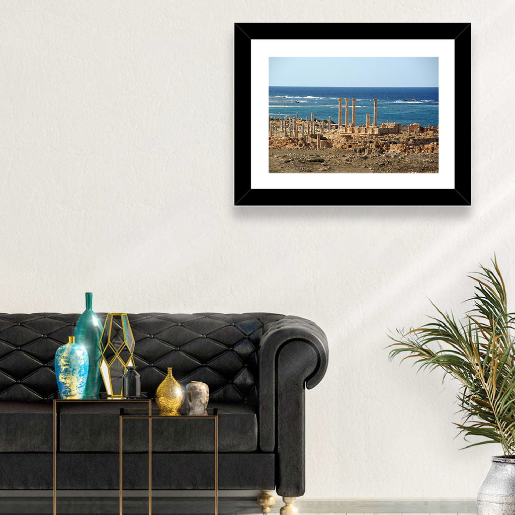 Leptis Magna Coastal Ruins Wall Art