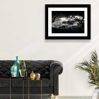 Storm Clouds Over Silhouetted Trees Wall Art