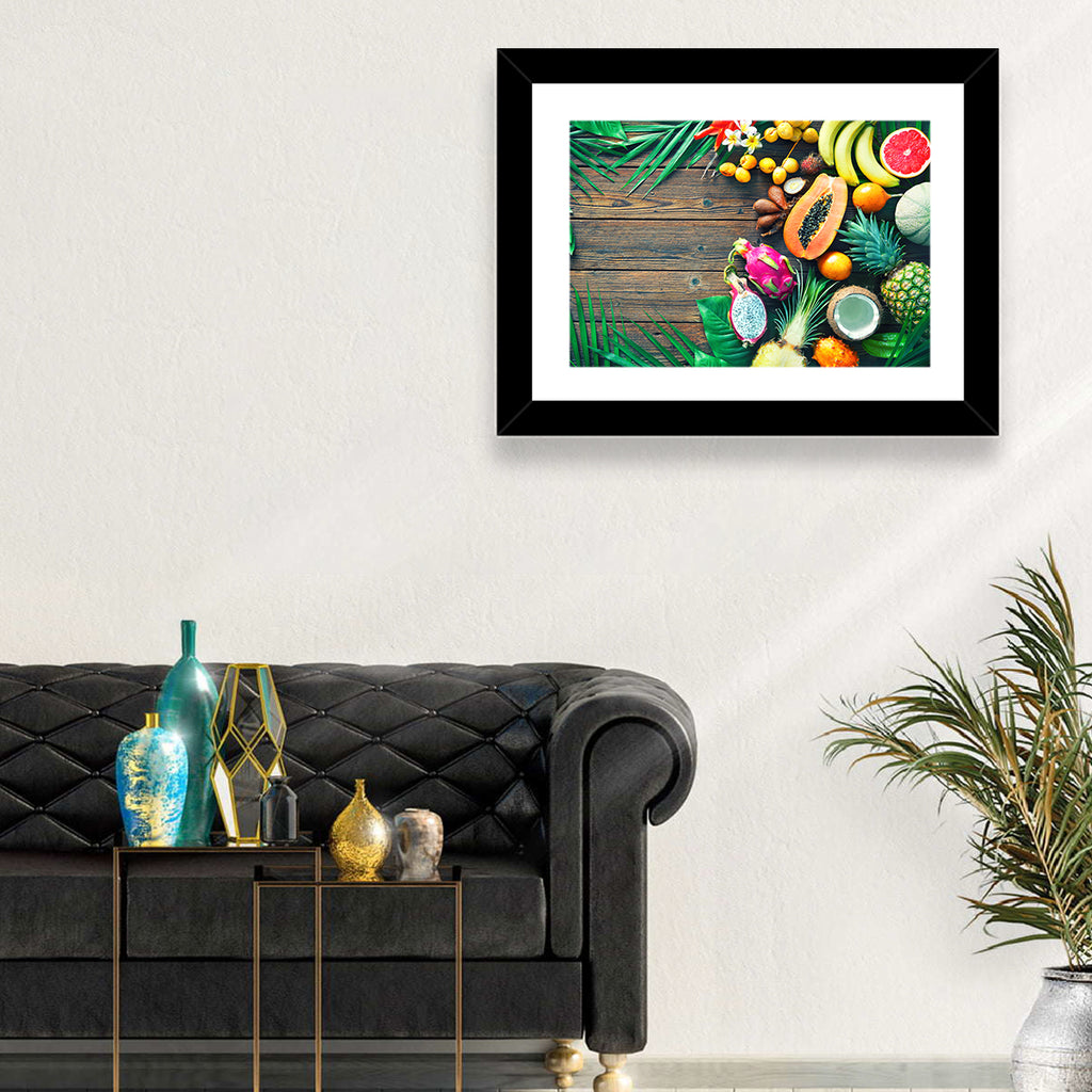 Tropical Fruit Still Life Wall Art