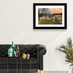 Roscoe Conkling Park Winter Path Wall Art