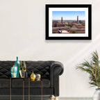 Khodja Mosque Minarets, Khiva Wall Art