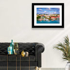 St. John’s Harbor at Golden Dusk Wall Art