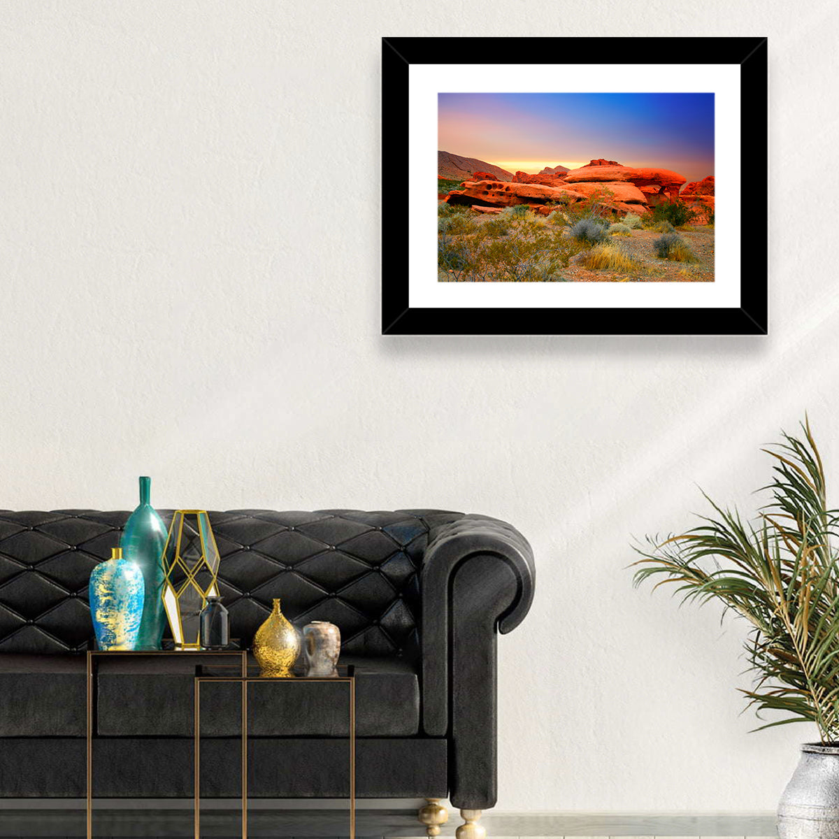 Red Rock Canyon Sunset Wall Art
