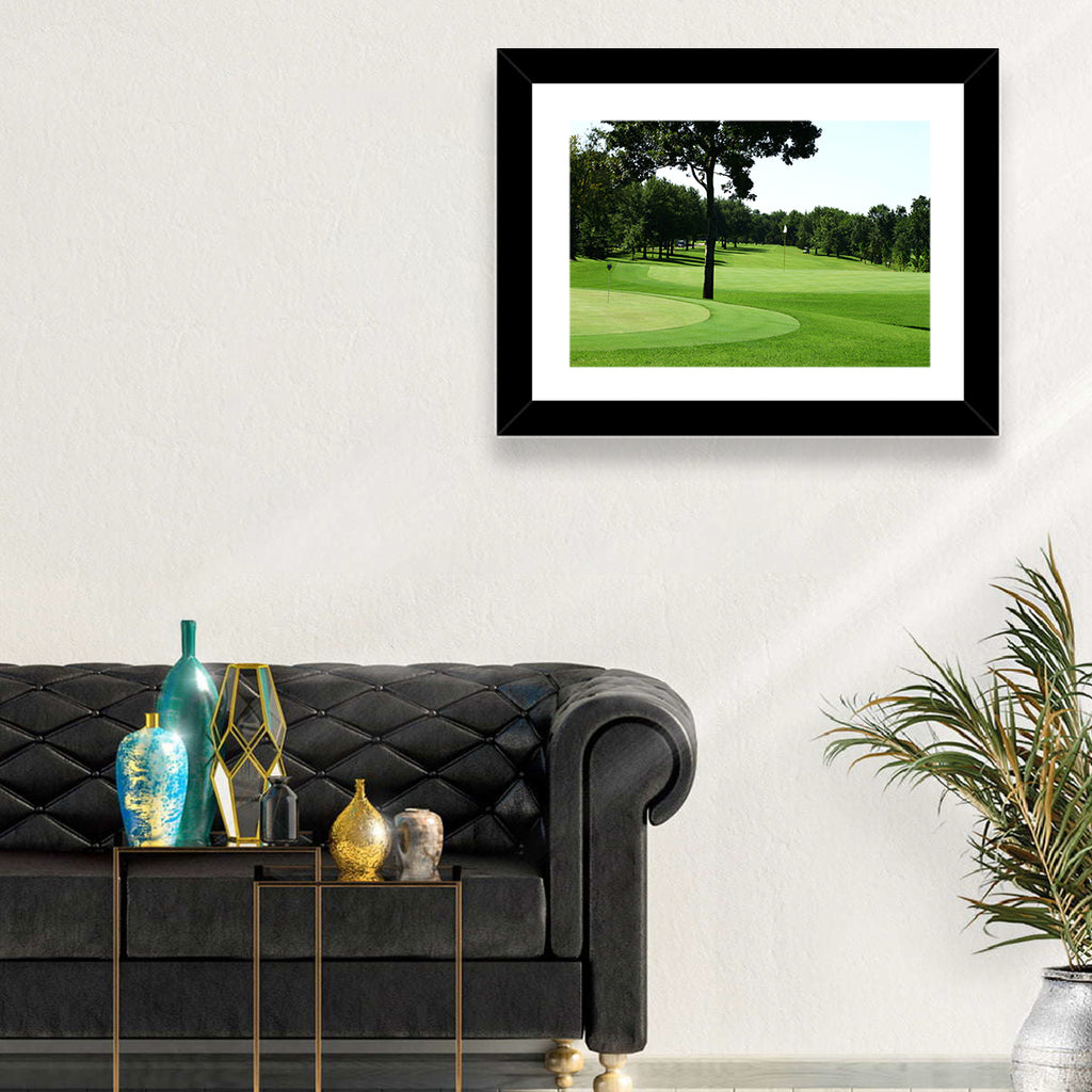 Oklahoma Golf Course Greens Wall Art