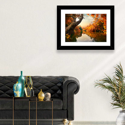 Calm Autumn River Wall Art