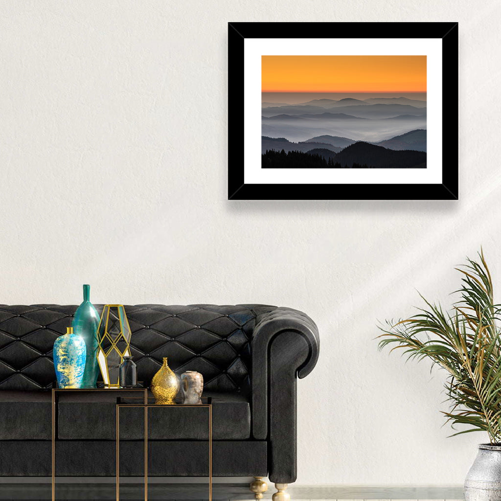 Rarau Mountains Sunrise Wall Art