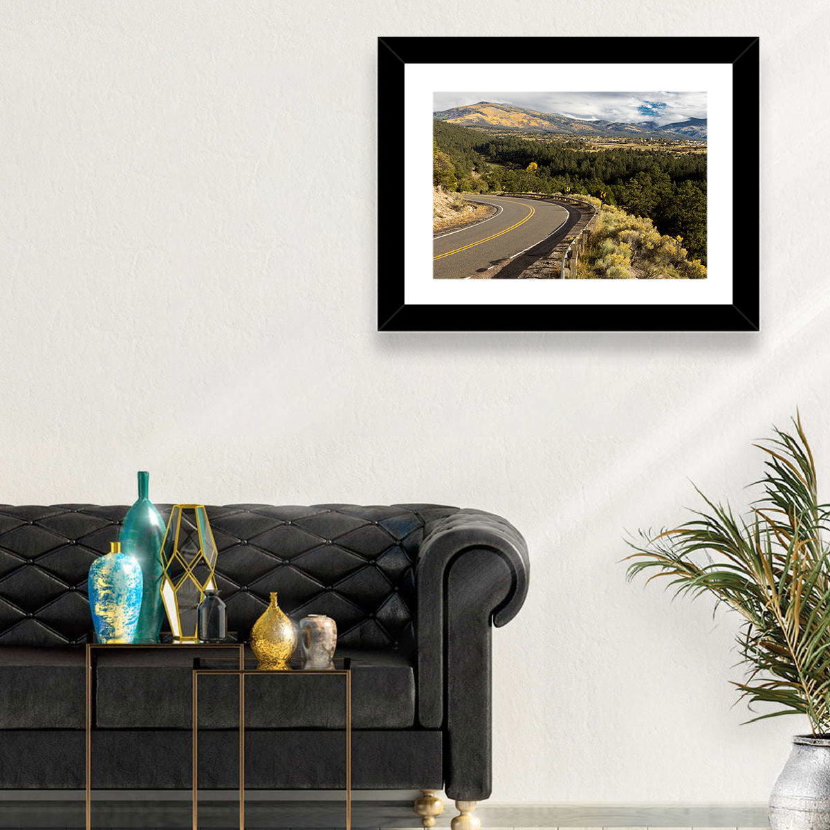 Road to Taos Wall Art in a room, landscape
