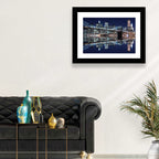 Brooklyn Bridge Symphony at Night Wall Art
