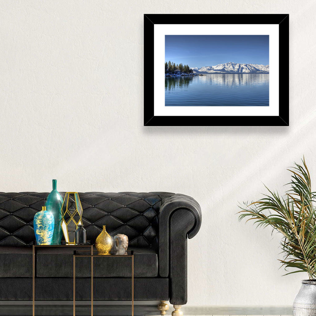 Elk Point Lake Tahoe Reflection Wall Art